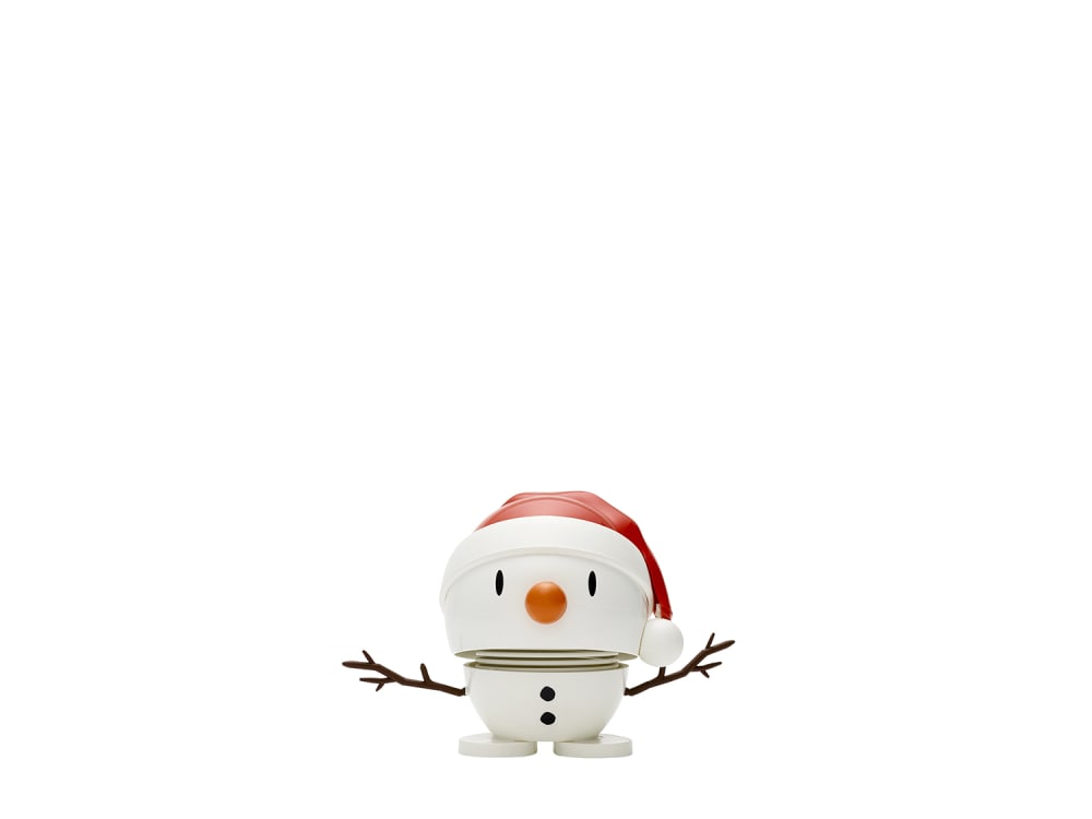 Hoptimist Figurine santa bonhomme de neige s blanc Pvc - Poly Chlorure De Vinyle Garçon