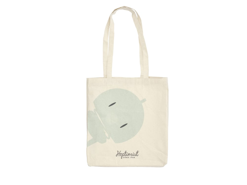 Sac shopping bleu