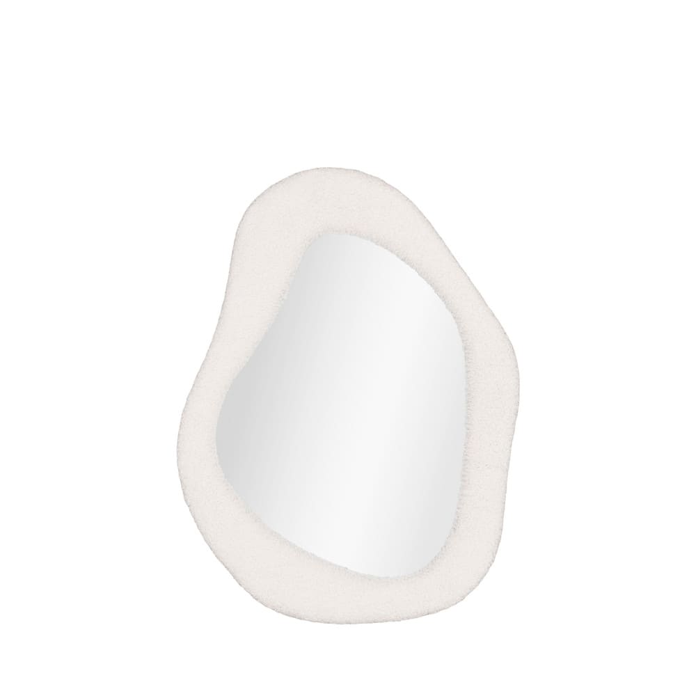 Miroir de forme organique 61x46,5cm - Écru
