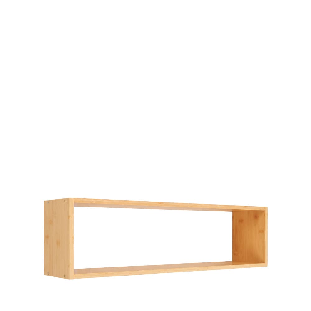 Etagère mural en bambou l70cm - bois clair Etagère mural en bambou l70cm - bois clair
