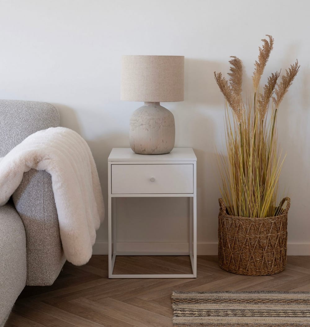 Lampe de table en céramique aspect pierre - Maisons du Monde