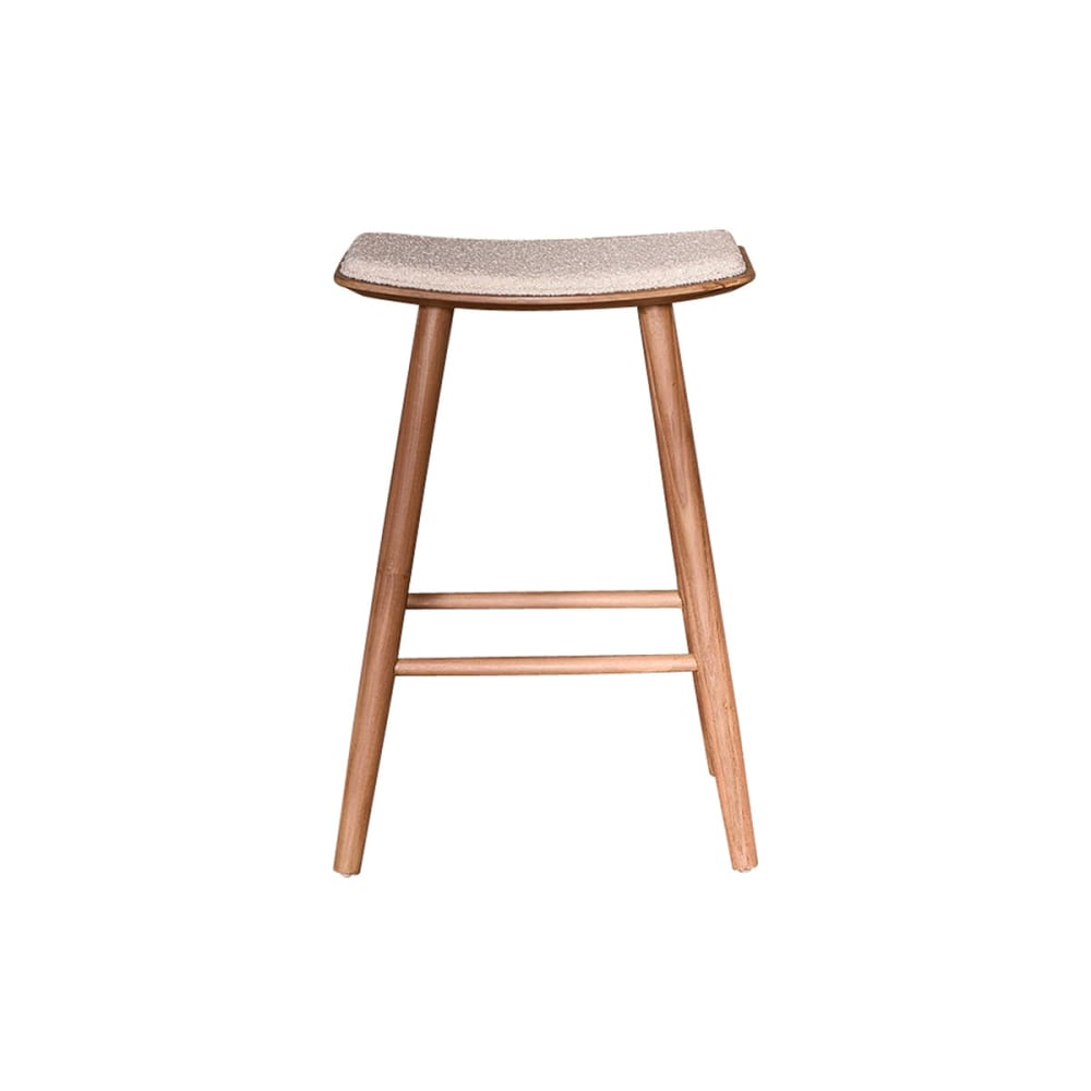 tabouret en teck massif
