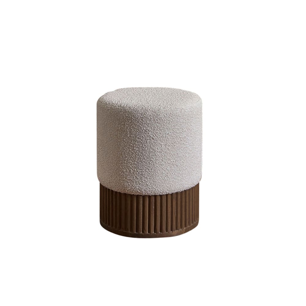 Pouf en mindi massif