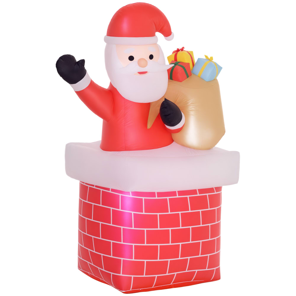 Hinchables de Navidad 130x82x195 cm Rojo