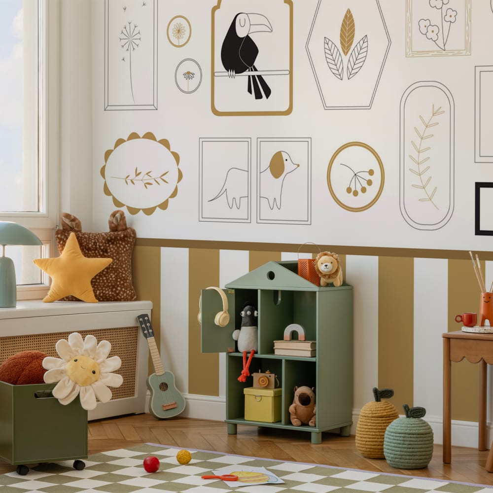 Papier peint  enfant - petits