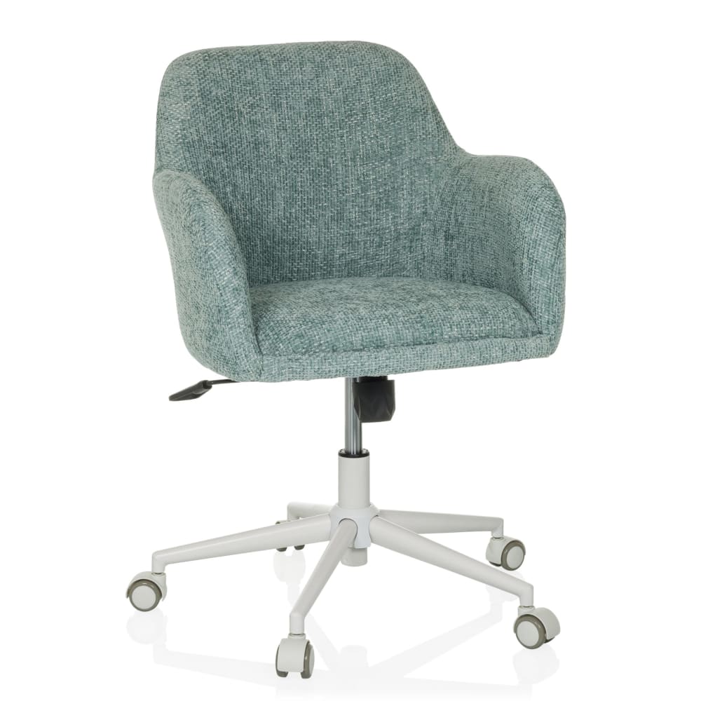 hjh LIVING Home Office Bürostuhl aus Stoff, Mint Grün Stoff