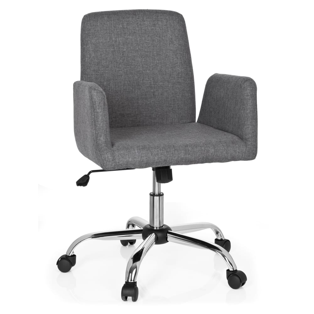 Home Office BüRostuhl Aus Stoff, Grau