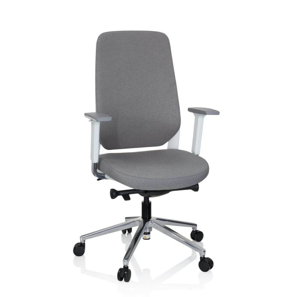 hjh OFFICE Profi Bürostuhl aus Stoff, Grau GRAU STOFF Junge
