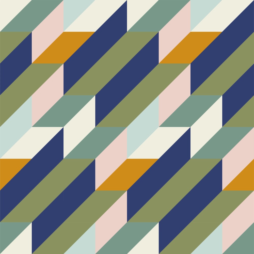 Papier peint riosrosas, bleu 225 x 250cm — vue 4