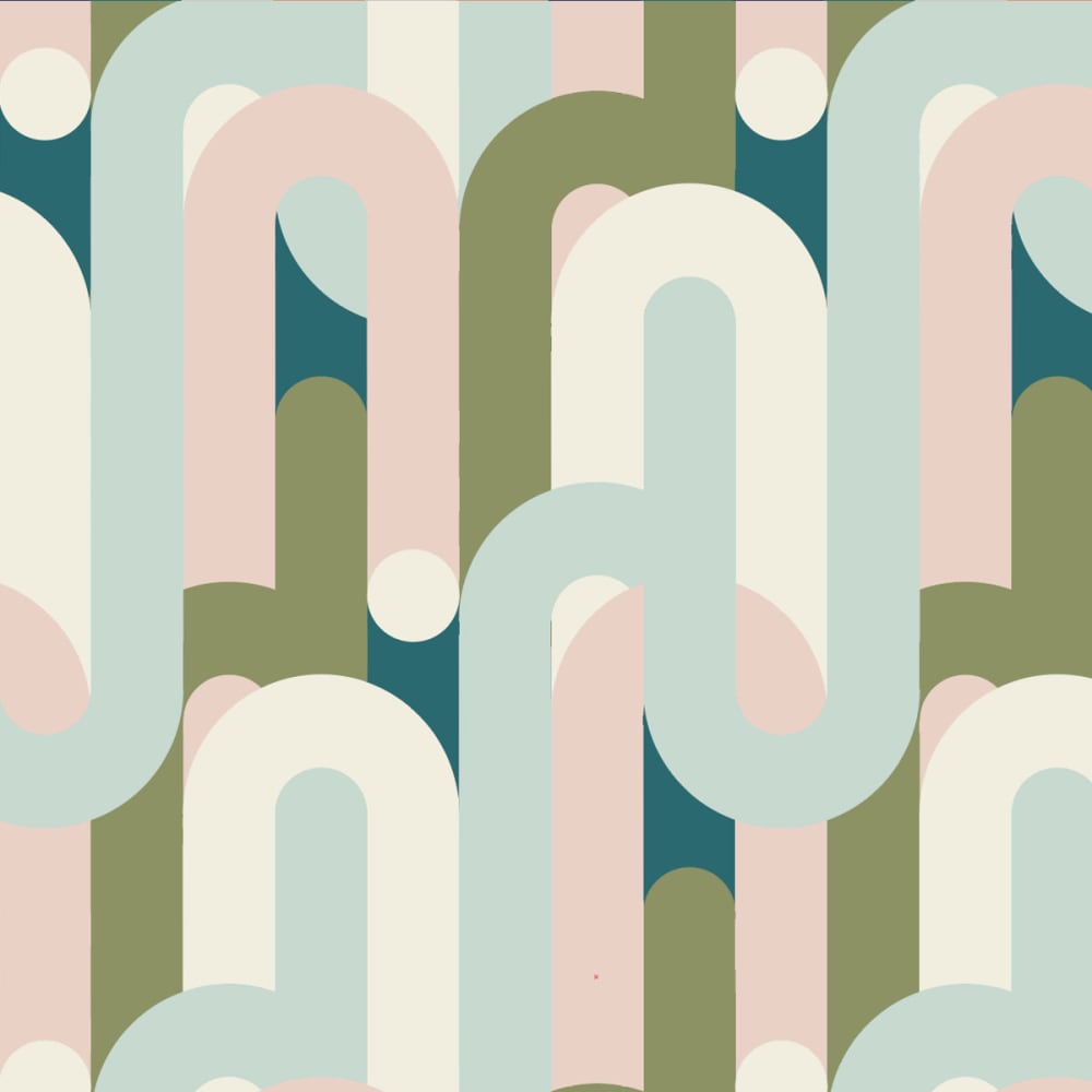 Papier peint salamanca, vert 525 x 250cm — vue 4