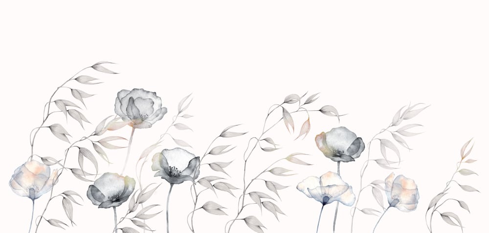 Papier peint souffle de légèreté, beige 300 x 250cm — vue 3
