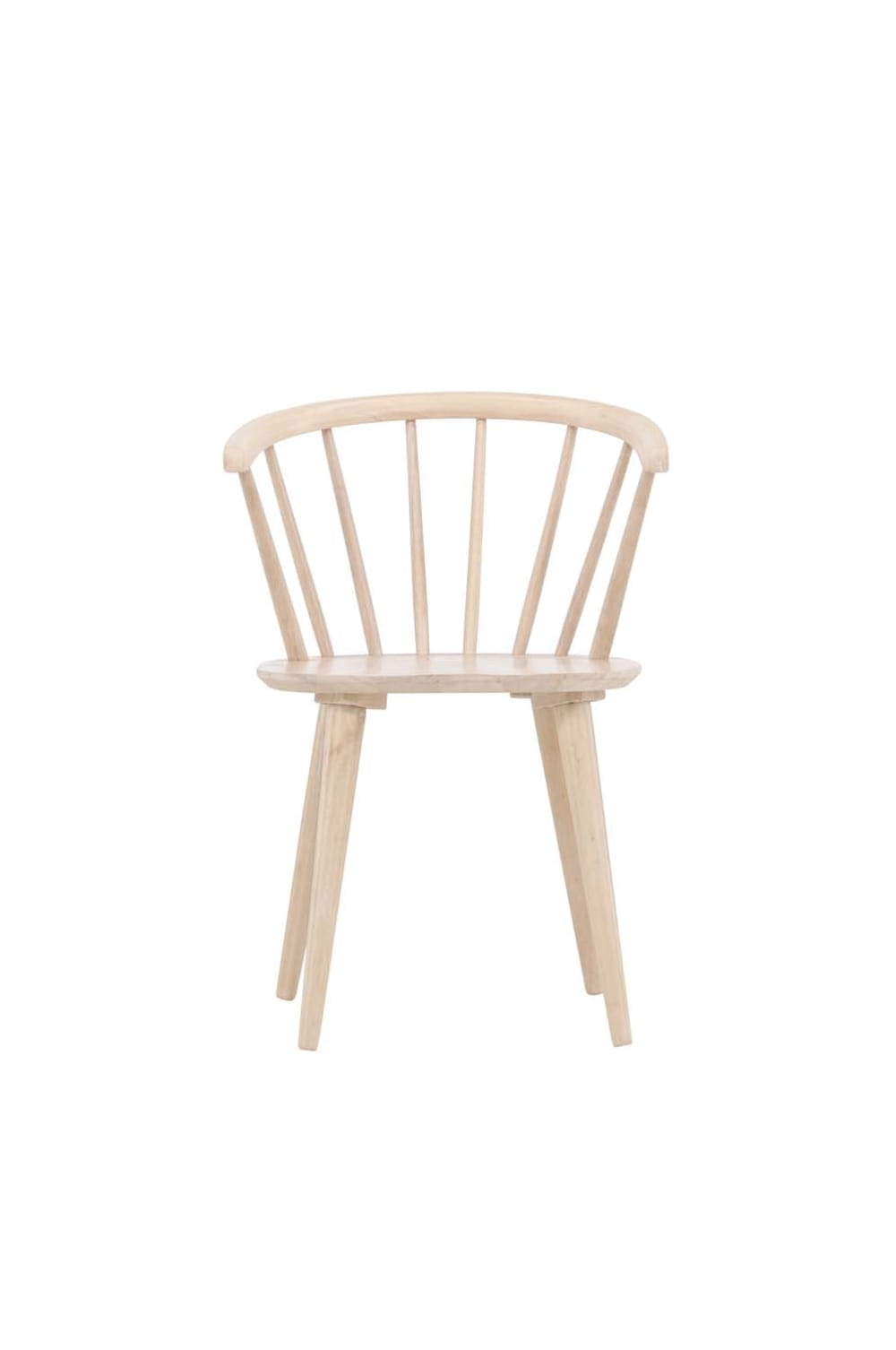 Lot de 2 chaises blanchies