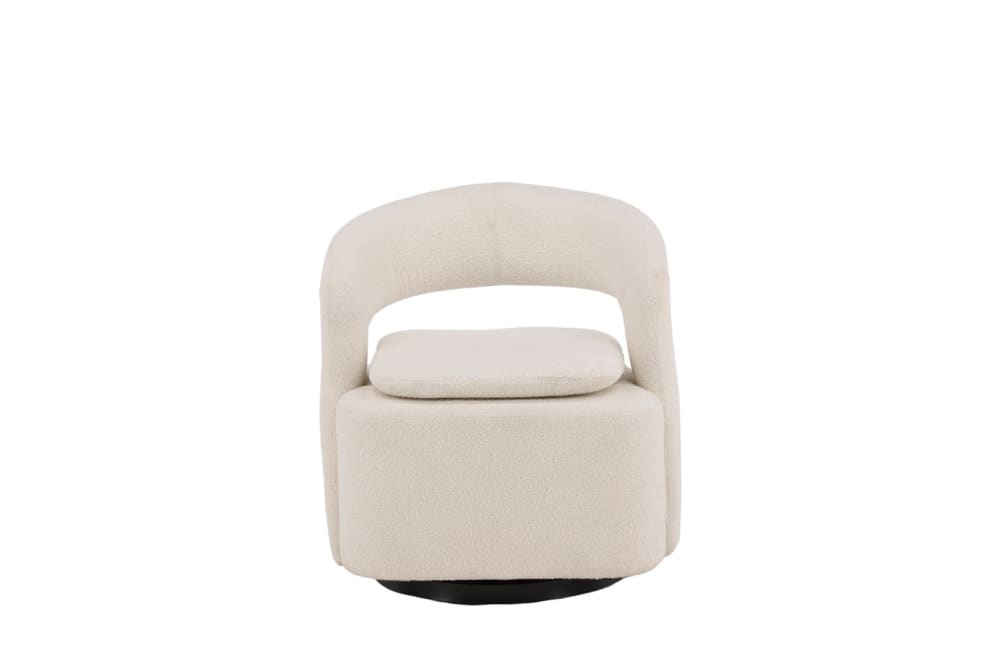 fauteuil blanc en acier