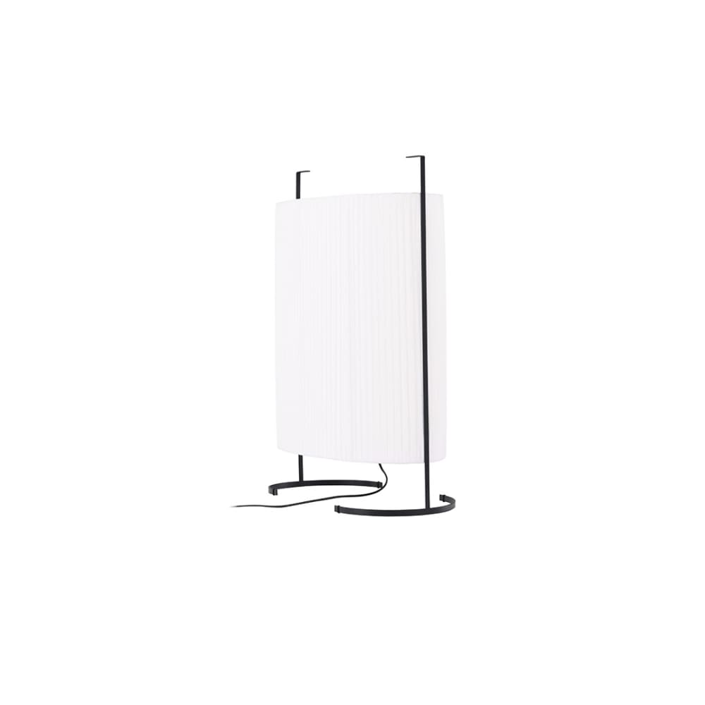 Lampadaire beige en lin polyester — vue 3
