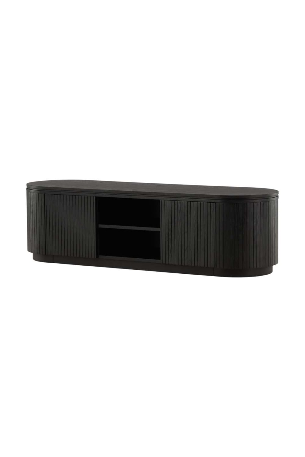 Vind Sideboard Fjällbacka 160cm, Schwarz style modern Schwarz Spanplatte
