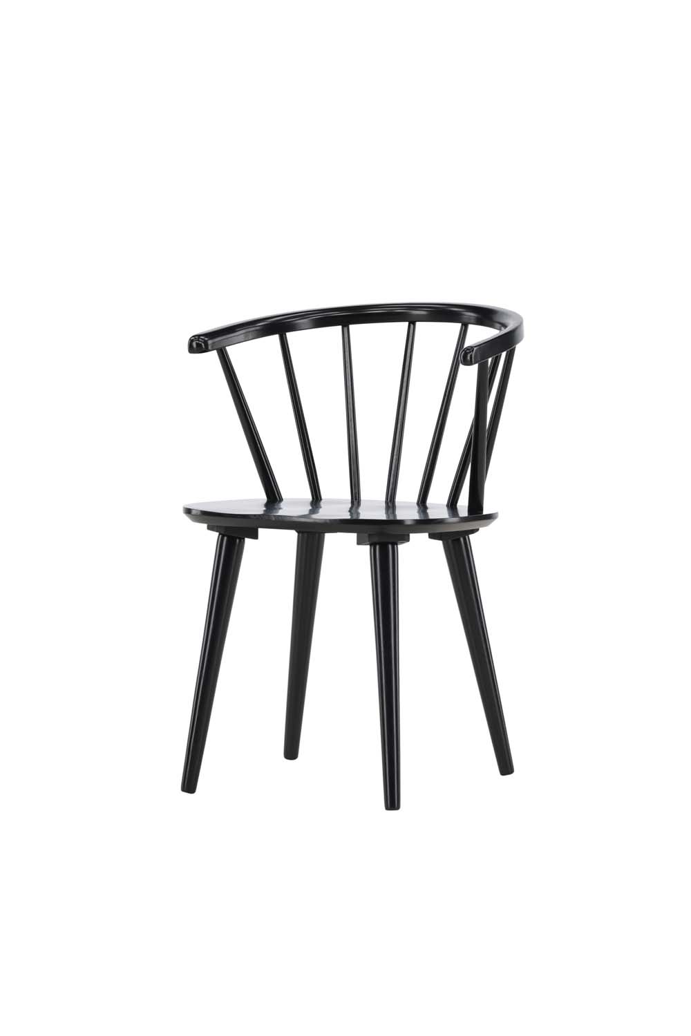 Lot de 2 chaises en bois de caoutchouc blanches - Maisons du Monde