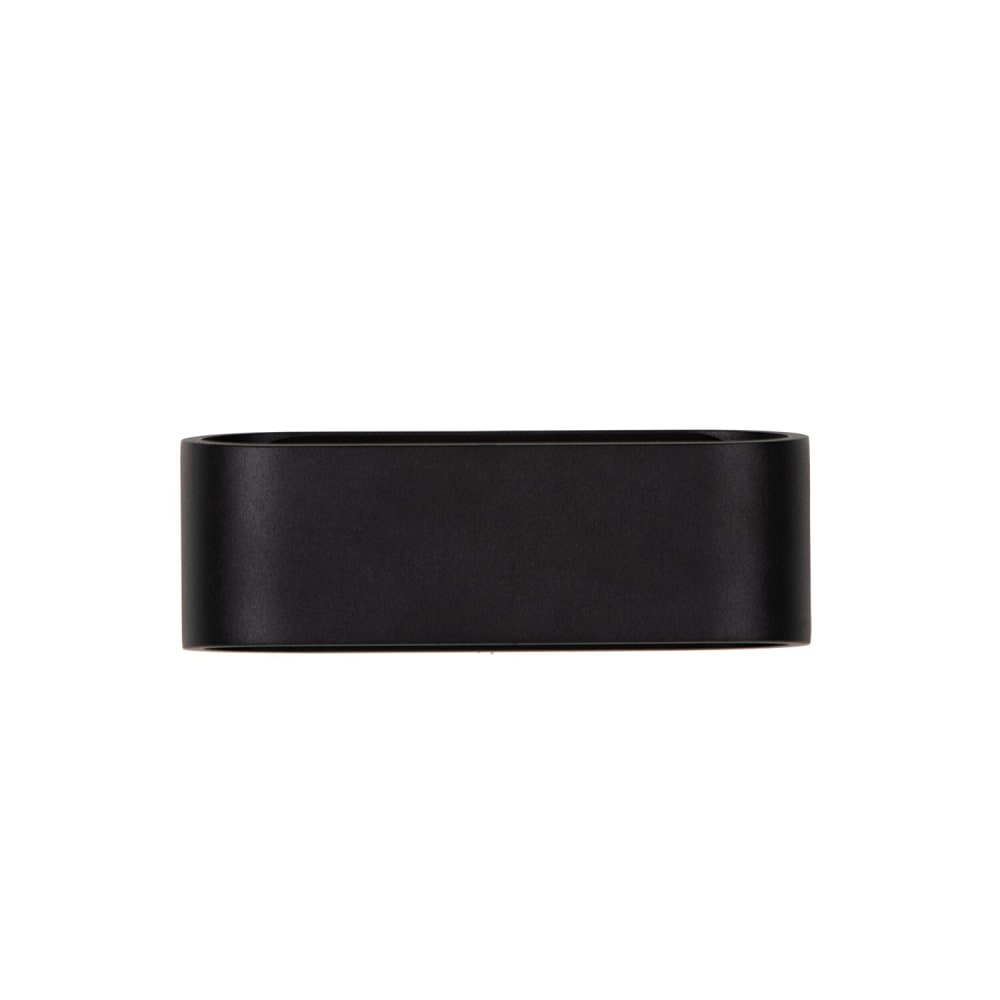 Applique murale rectangulaire en métal noir, 16 x 7 cm — vue 4
