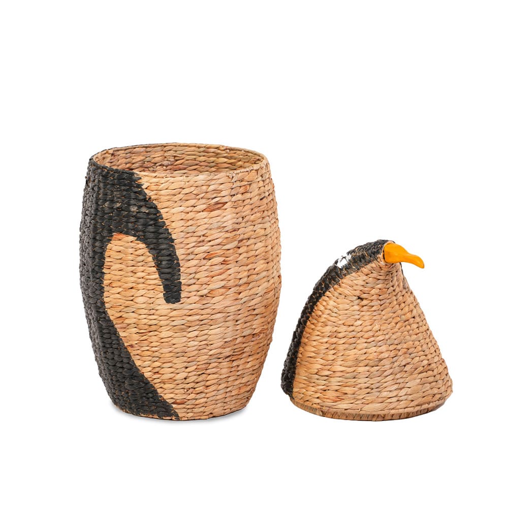 Panier a linge manchot