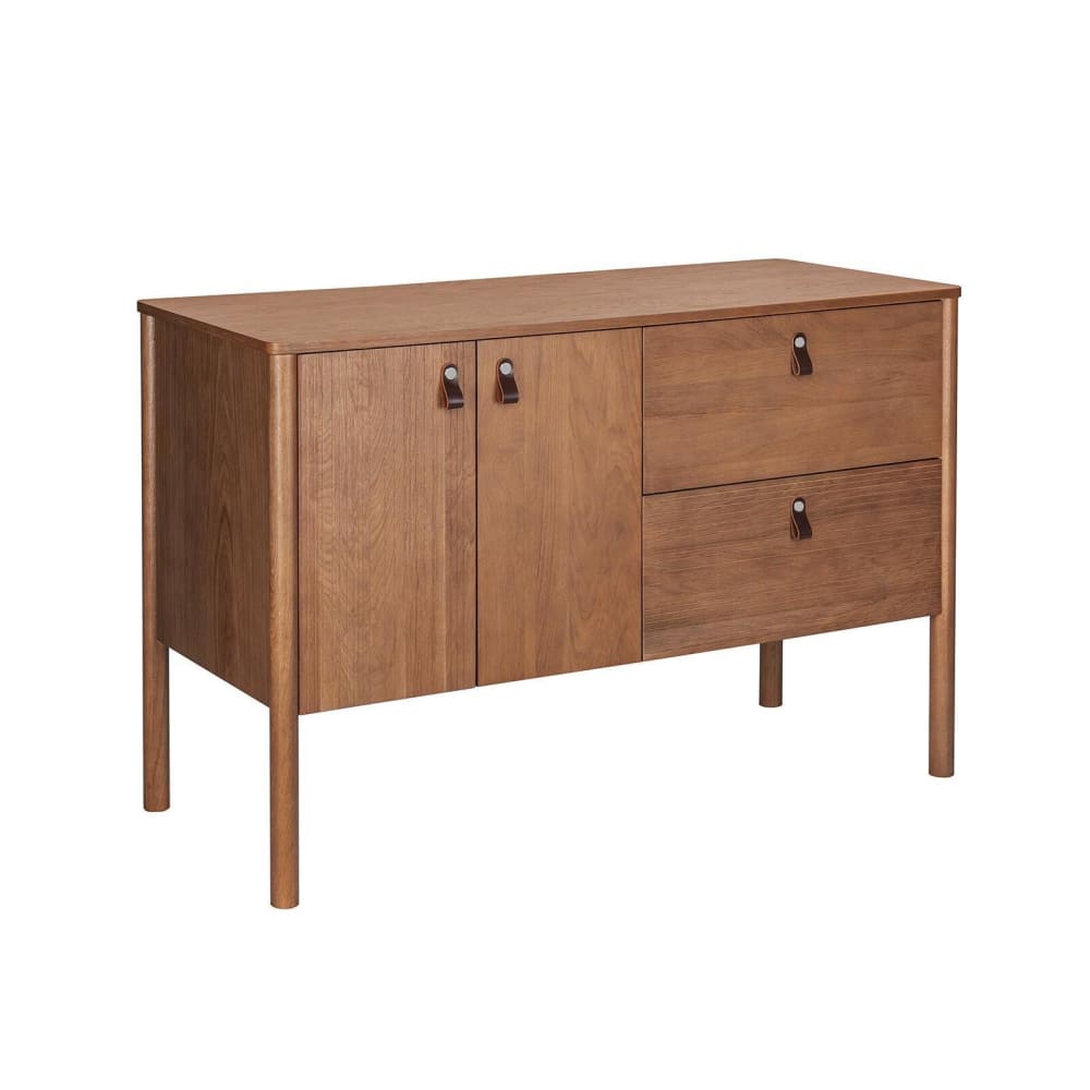 Meuble double vasque - noyer