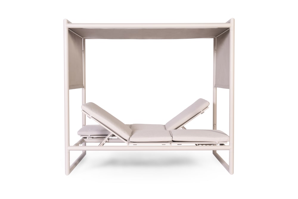 Lit double balinais beige