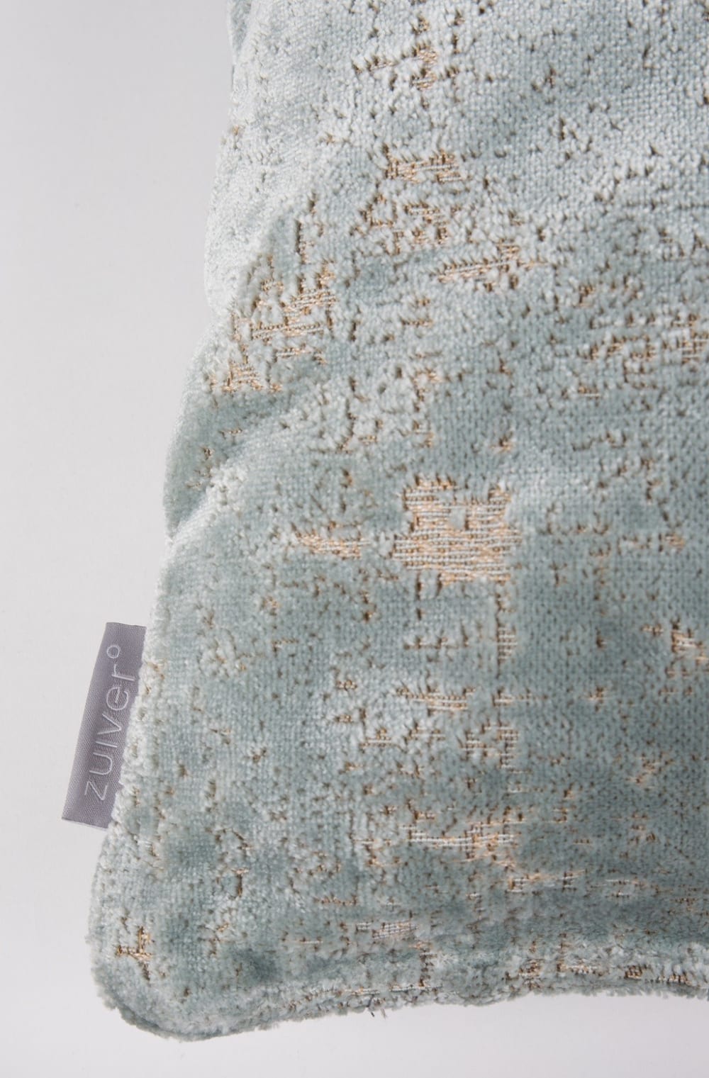 Coussin en viscose bleu - Maisons du Monde