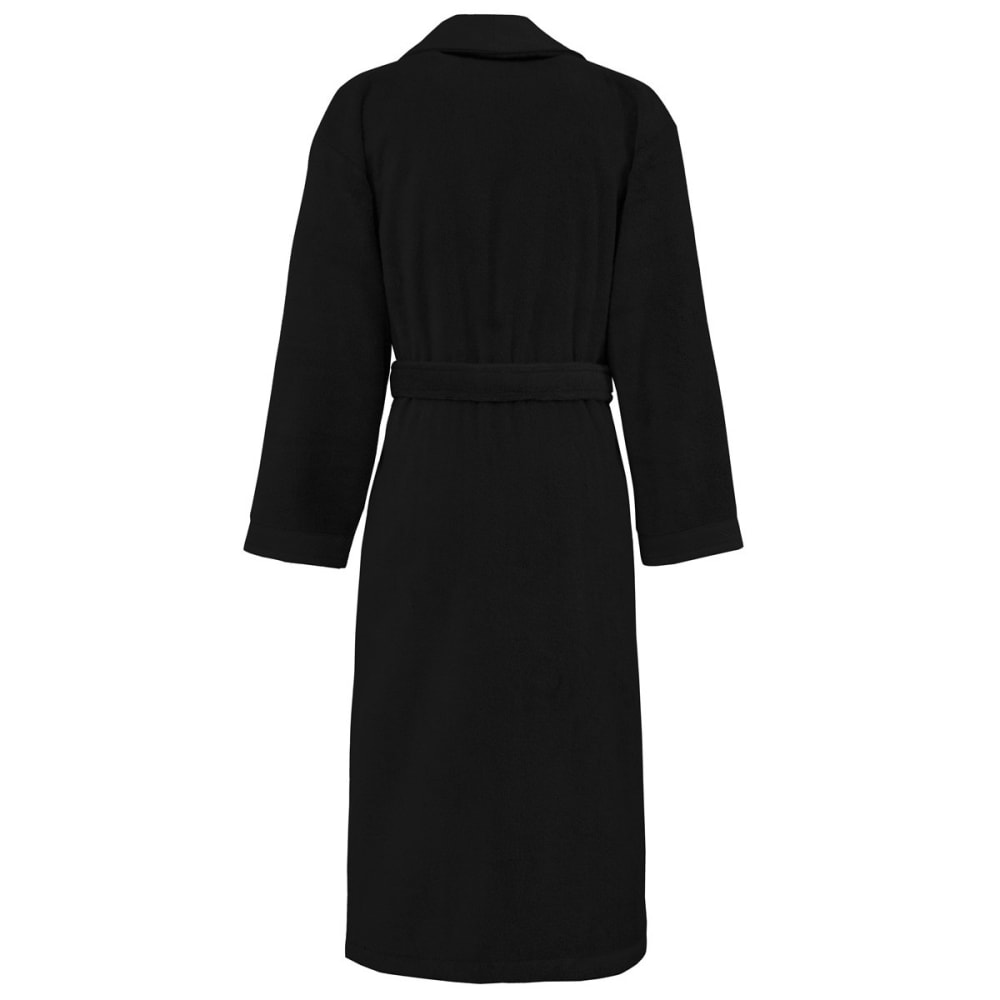 Peignoir de bain mixte col châle Noir XXL