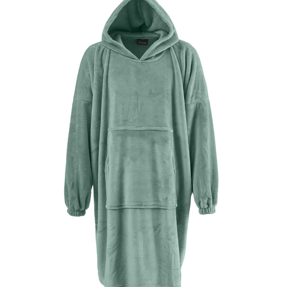 Pponcho polaire à capuche - taille