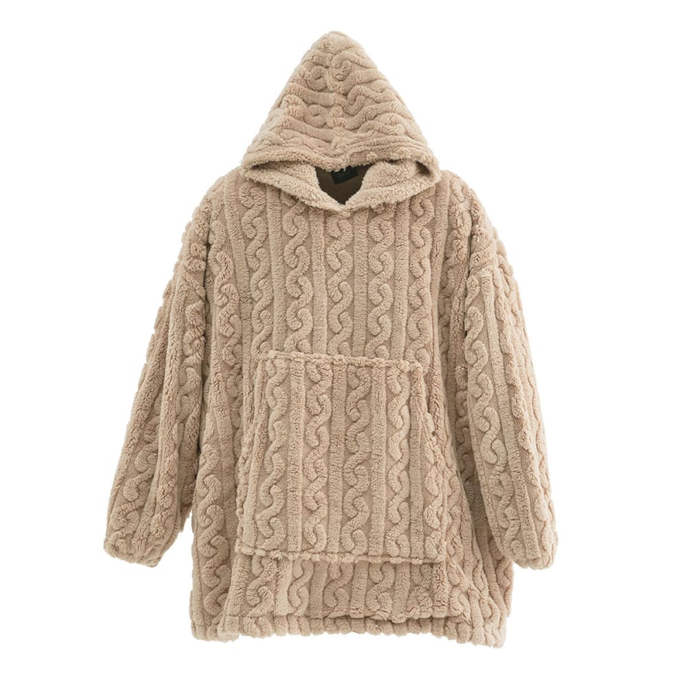 Poncho polaire doux & - taille