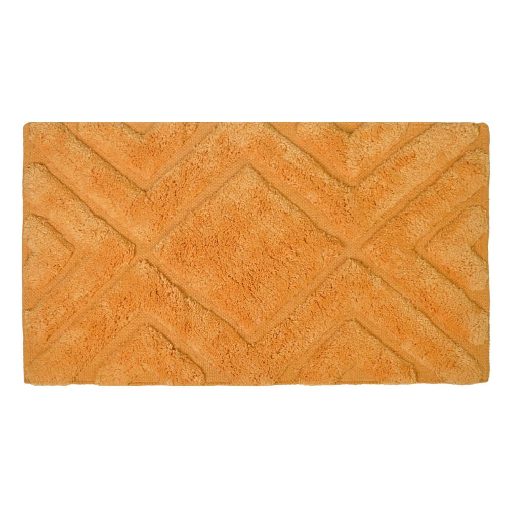Ttapis de bain et descente de lit 1800 g/m² caramel 70x120 cm