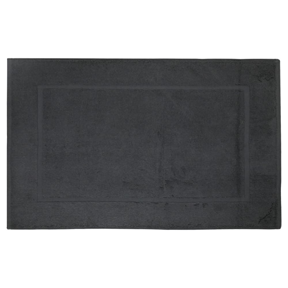 Sensei Maison Ttapis de bain 750 g/m² carbone 50x70 cm Gris Certifié Oeko-Tex Coton