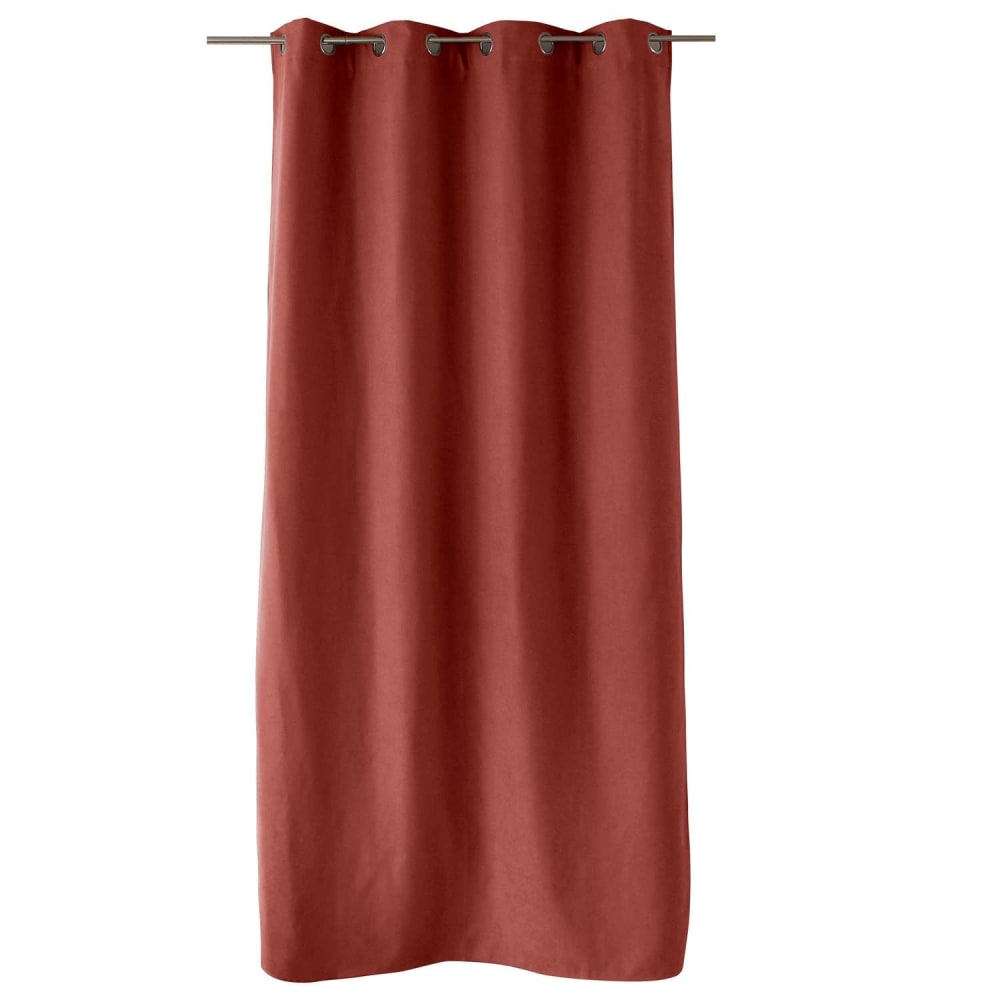 Rideau occultant thermique terre cuite 135 x 240 cm - Maisons du Monde
