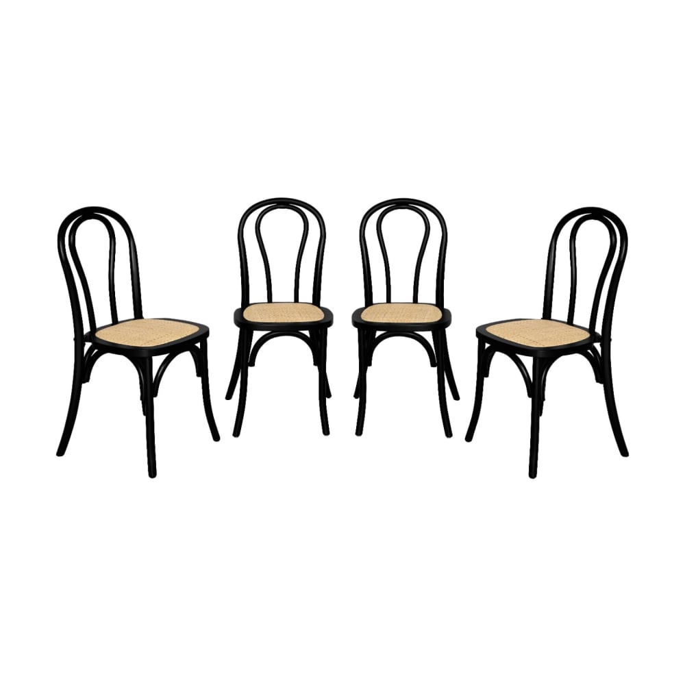 Lot de 4 chaises vintage