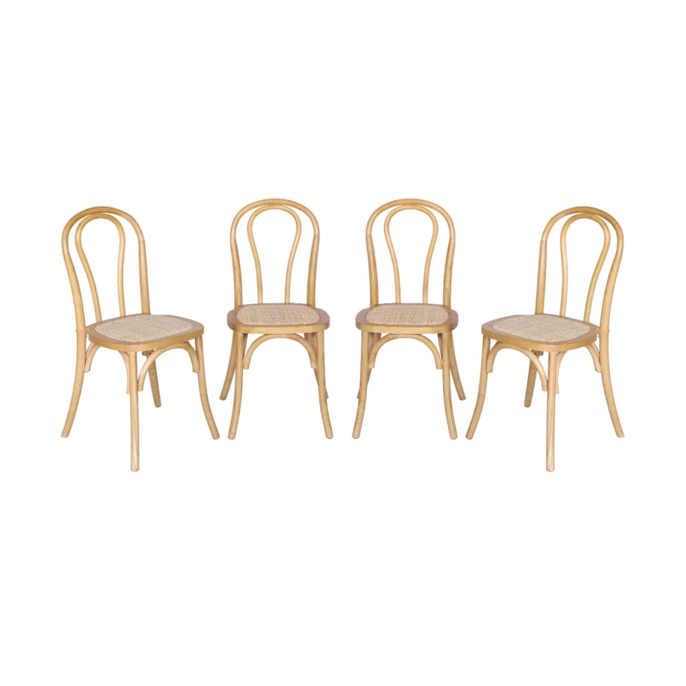 Lot de 4 chaises vintage