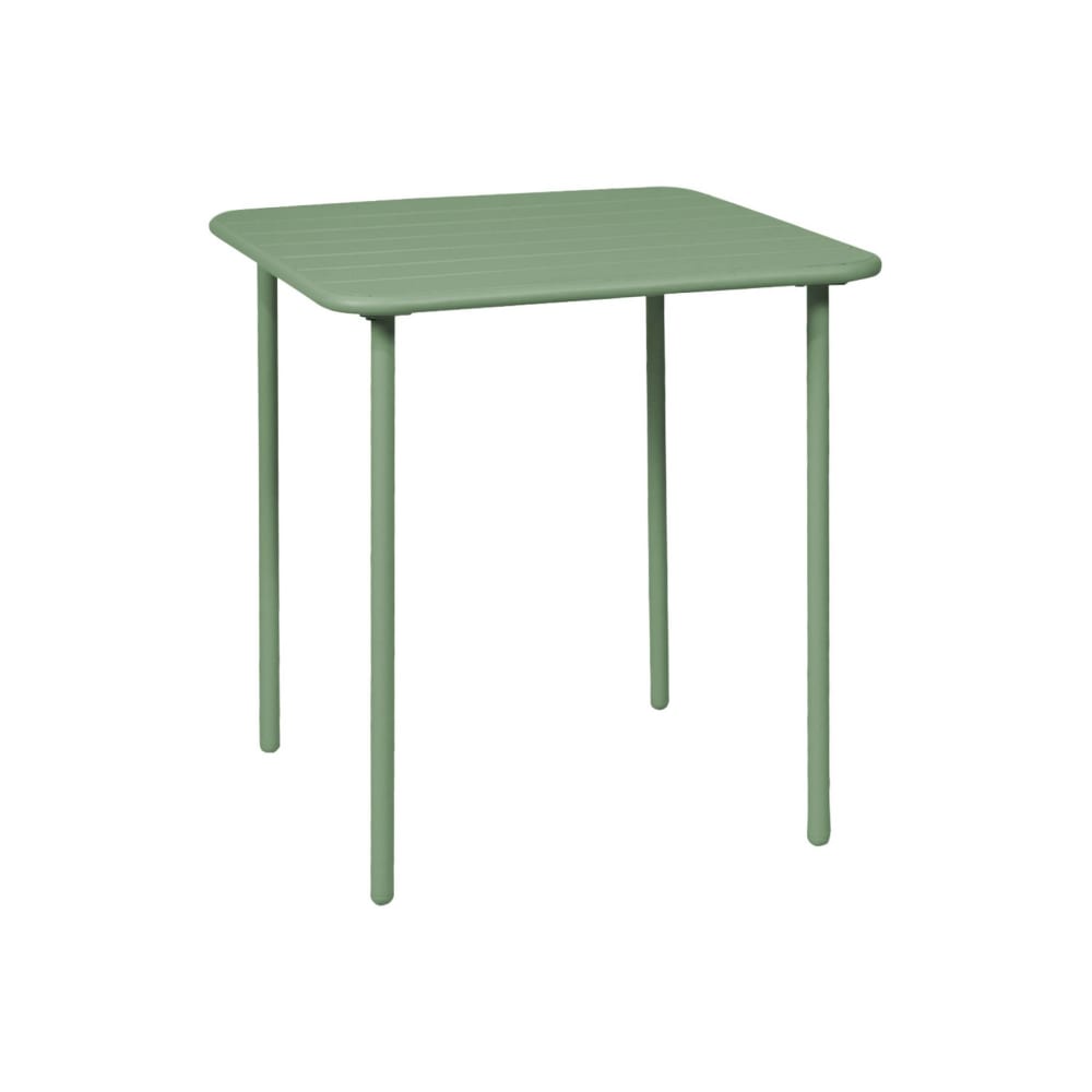 Table de jardin métal 2 places, vert - Maisons du Monde