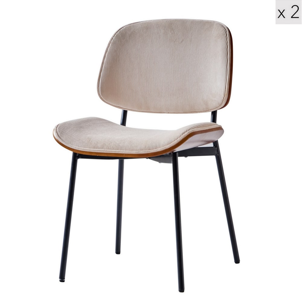 Lot 2 chaises salle - manger