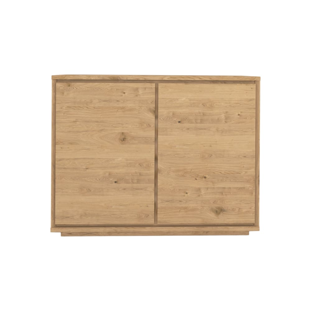 Buffet 2 portes effet bois clair