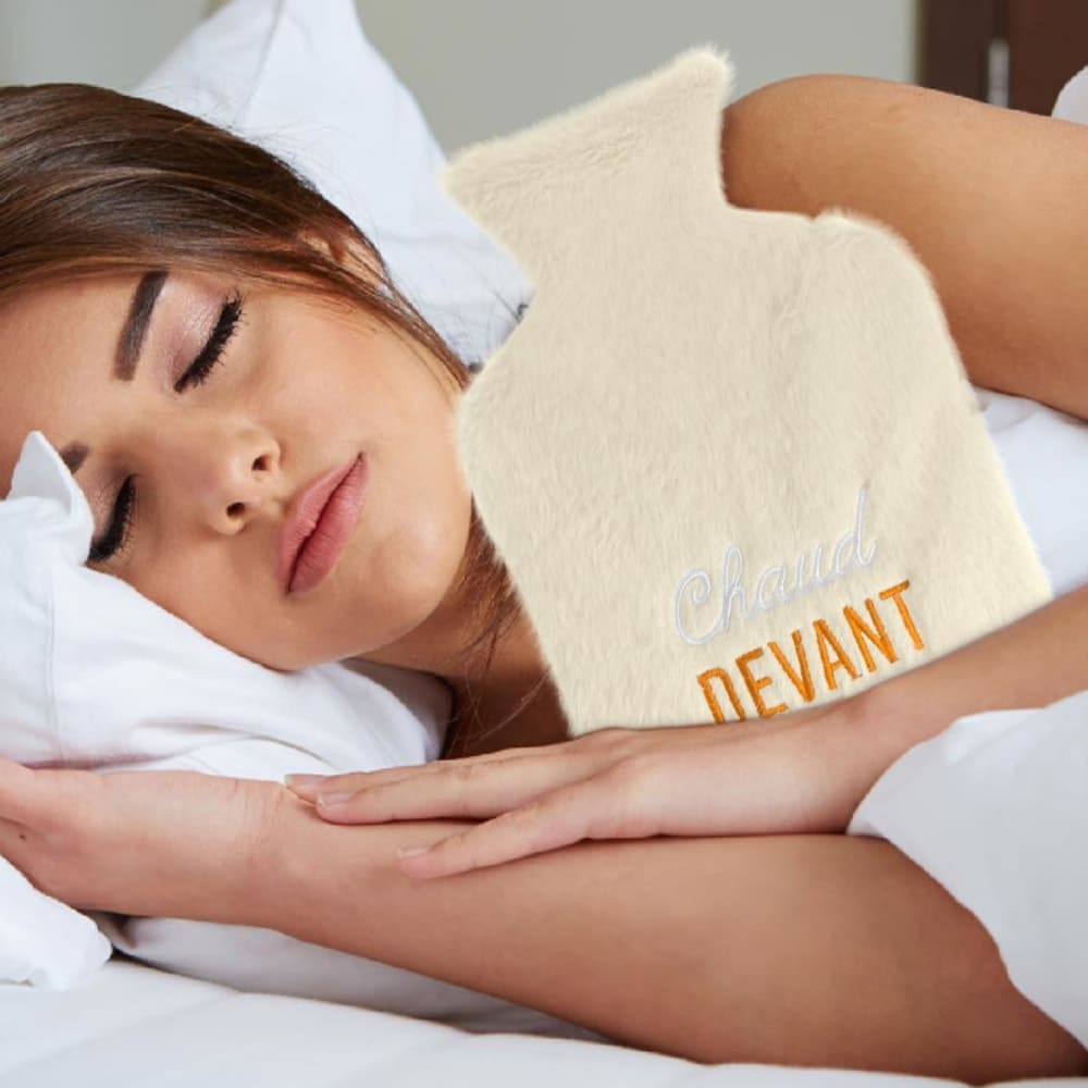Bouillotte fourrure beige chaud devant - Maisons du Monde