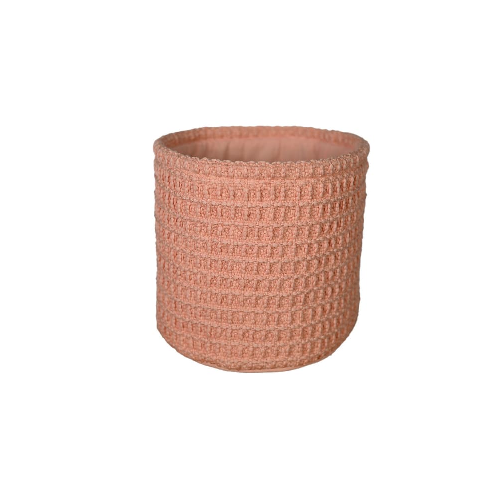 Sensei Maison Ppanier de rangement intérieur rose thé 30x30x30 Certifié Oeko-Tex - Coton