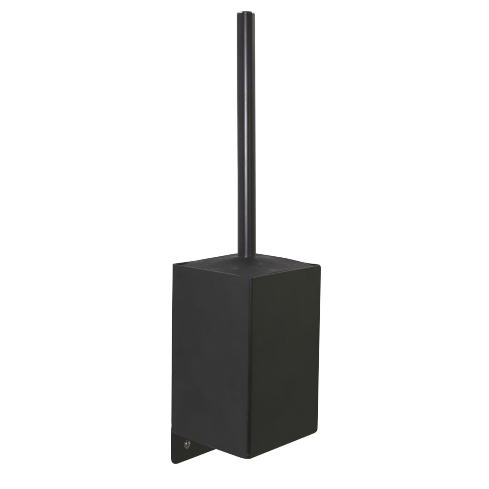 Box & beyond WC-Bürste wandmontiert, schwarzes Metall, Bad, 9,5 x 9,5 x 39 cm style modern - Metall