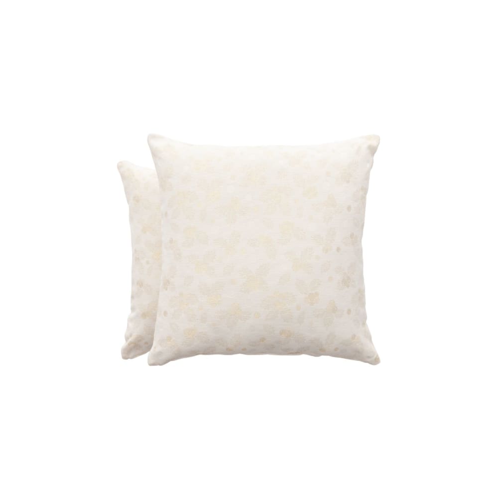 Lote 2 fundas cojín navidad jacquard algodón crudo 45x45 cm