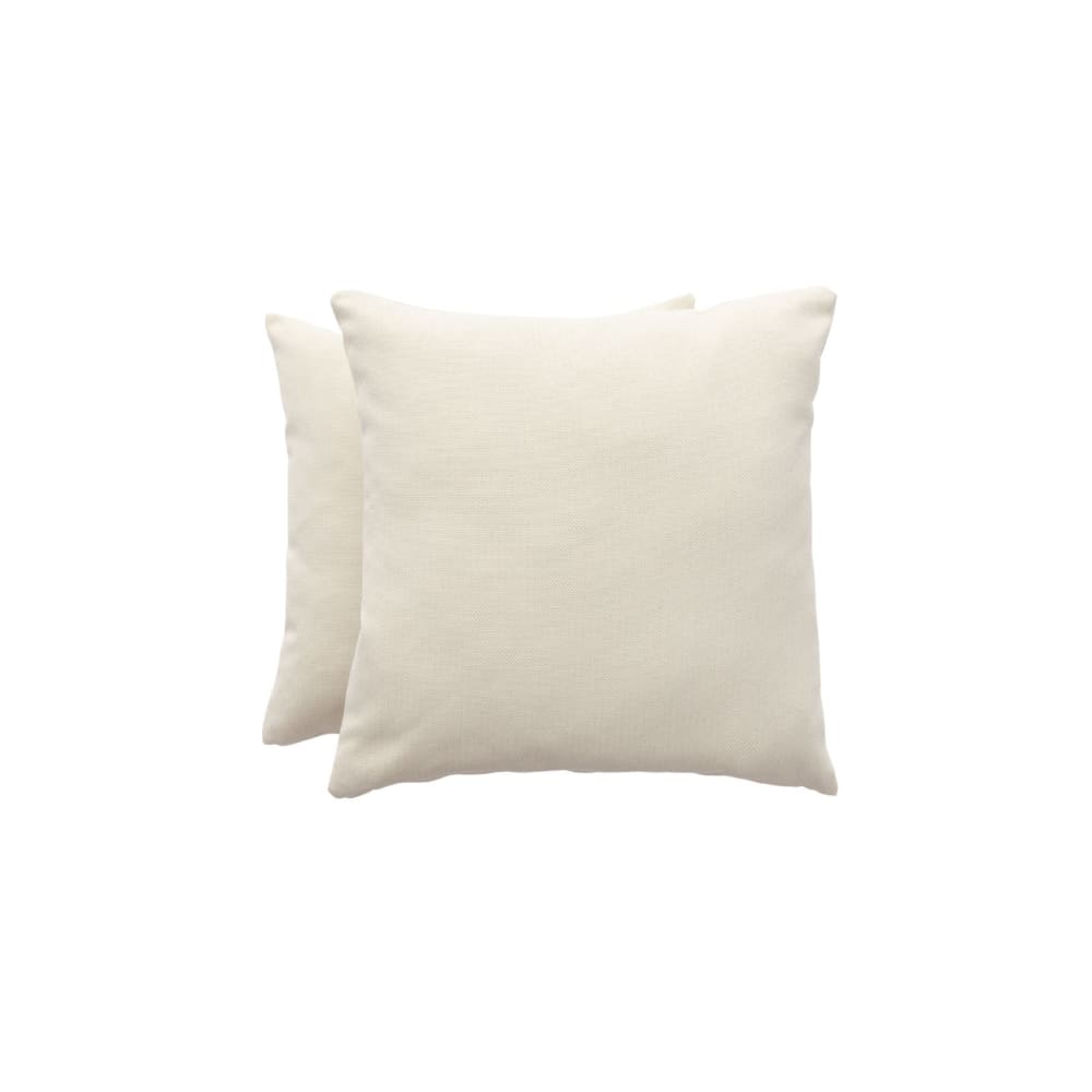 Lot de 2 housses de coussin de Noël en coton vert olive et or 45x45cm