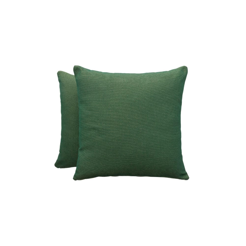 Lote 2 fundas cojín navidad jacquard algodón verde 45x45 cm