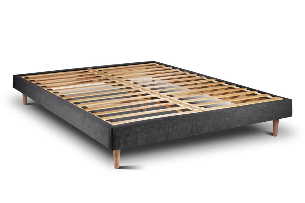 Sommeil de Plomb Lattenrost – Stoff – Im Bausatz - 150 x 190 cm style classic chic Schwarz Holz