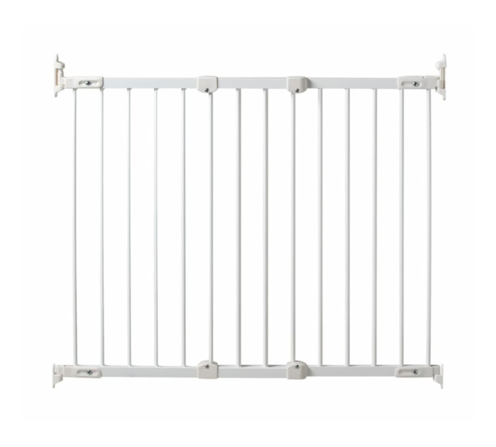 Webaby - Barrière de sécurité bébé en acier blanc nono