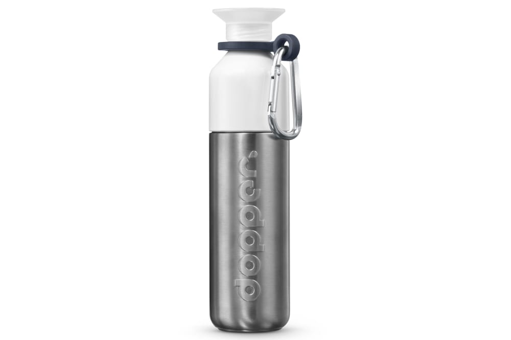 Mousqueton pour gourde en aluminium, gris - Maisons du Monde