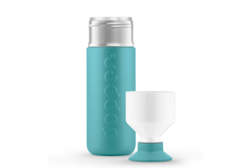 Bouteille isotherme en acier inoxydable bleu 580 ml - Maisons du Monde