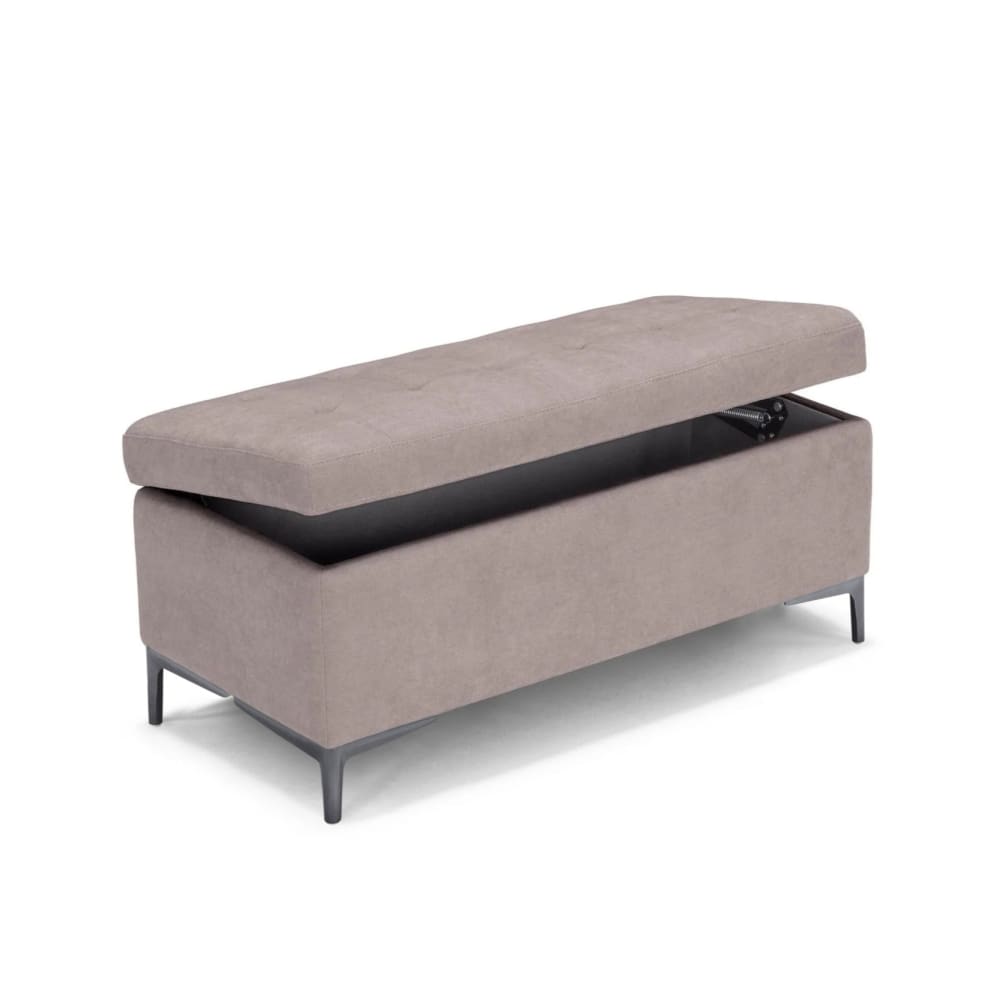 banc rangement matelassée