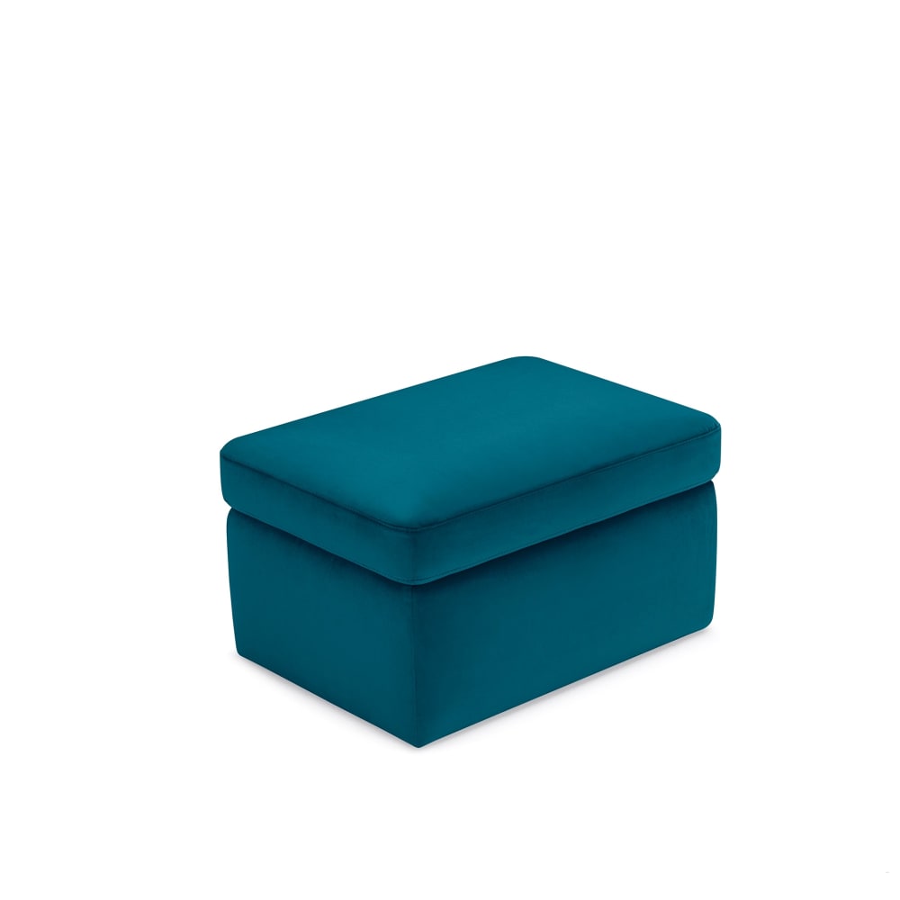 Pouf de rangement fabriqué