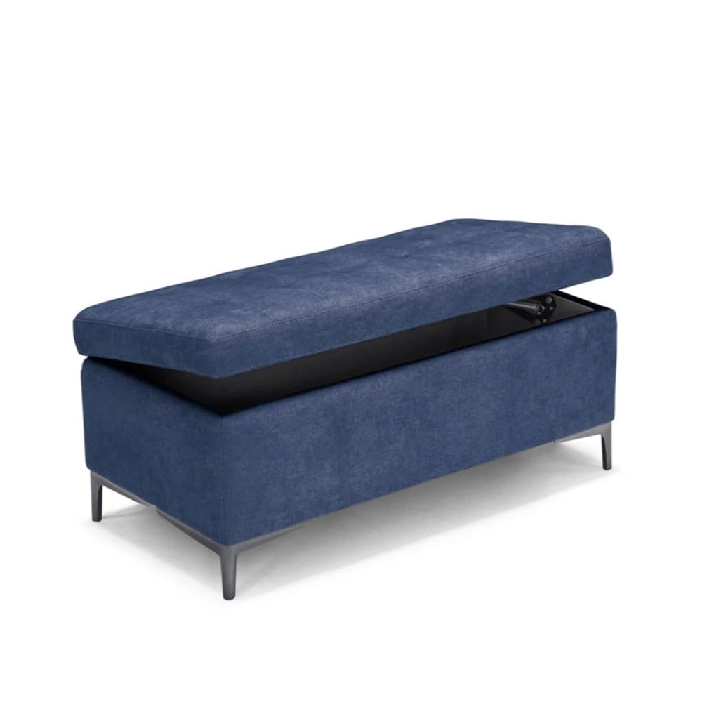 Banc de rangement matelassé