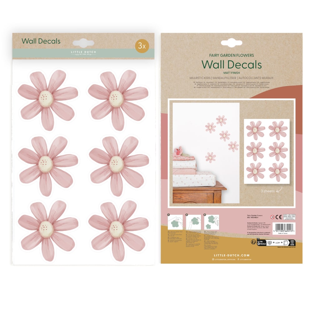 Stickers muraux jardin fleuri 3x21x30cm - Maisons du Monde